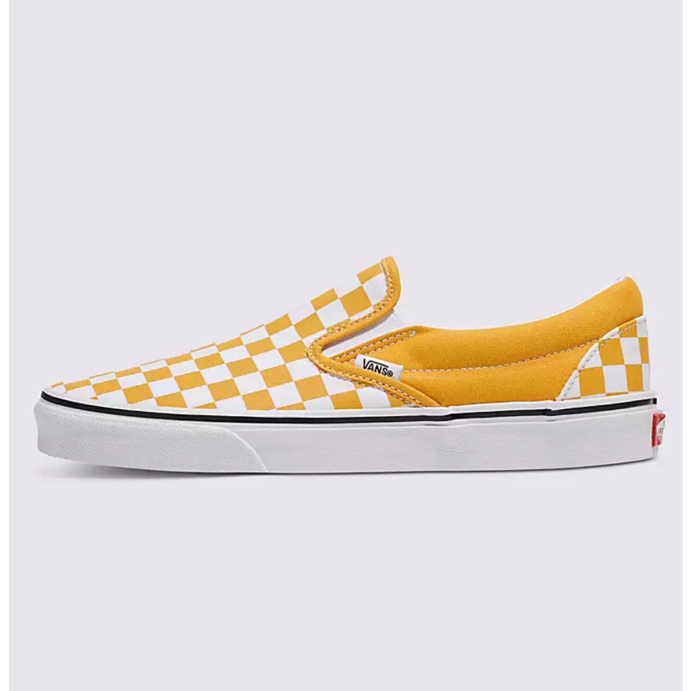 Vans size 6.5. Great condition. Yellow and white checkered